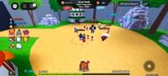 Clearing waves in Leaf Raid (Image via Roblox)